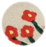 Garden Microfiber Tufted Bath Mats（Rugs）