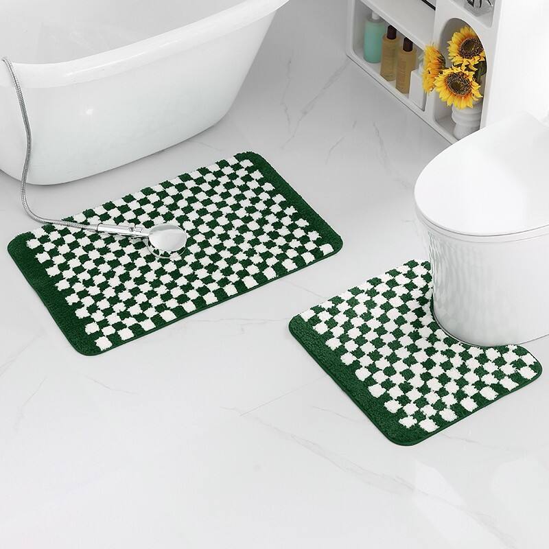 Microfiber Tufted 2pc Bath Mats（Rugs） details