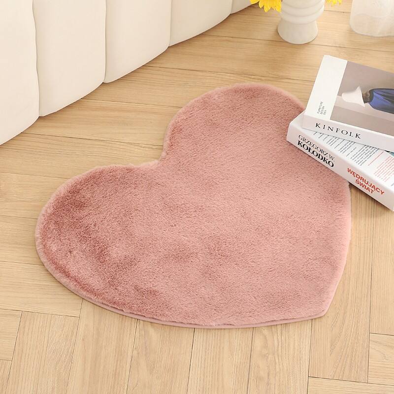 Living Room Faux Rabbit Fur Rug Floor Mats manufacture