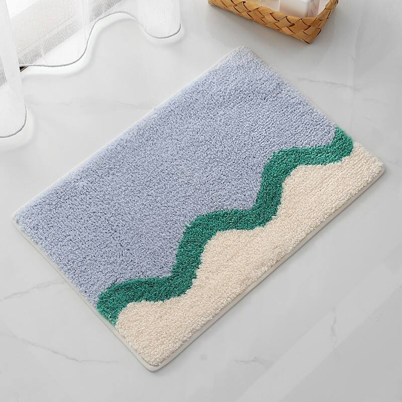 Microfiber Jacquard Cute Bath Mats (Rugs) details