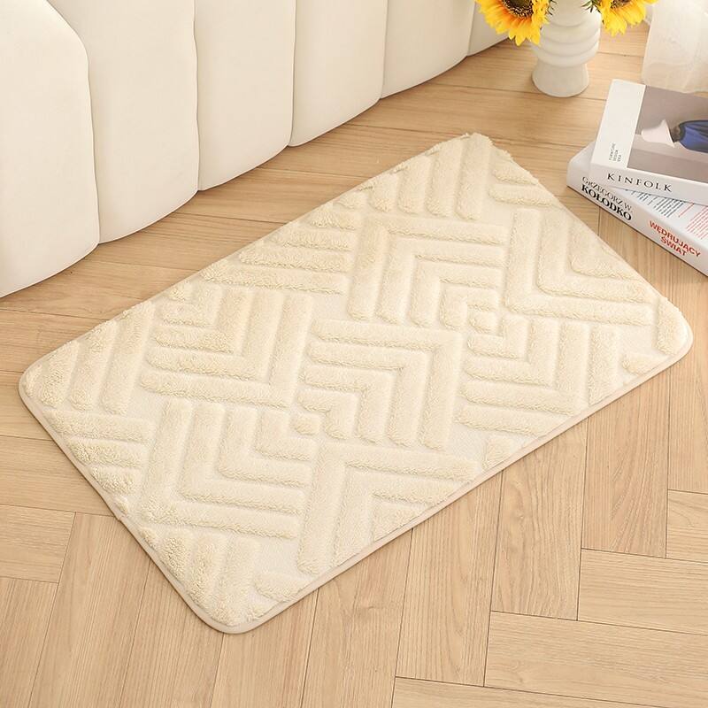 Living Room Jacquard Fleece Rug Floor Mats manufacture