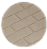 Brick Embossing Memory Foam 2pc Bath Mats（Rugs）