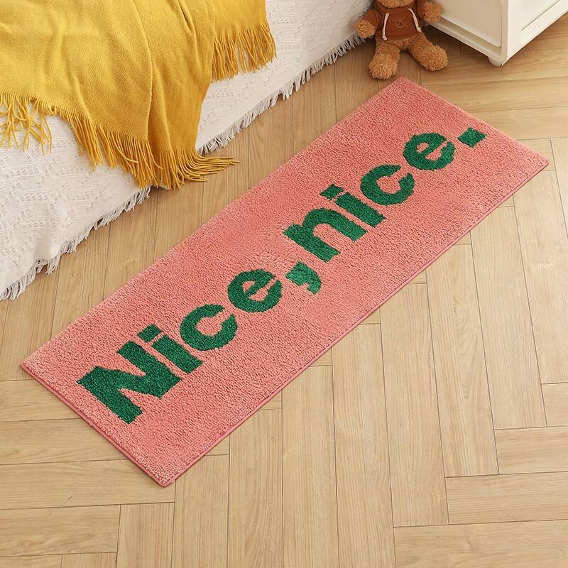 Microfiber Soft Jacquard bedsides Mats（Rugs） manufacture