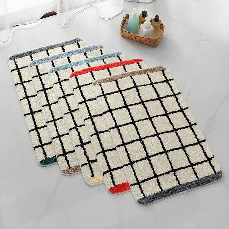 Absorbent Microfiber Box Tufted Bath Mats(Rugs) details