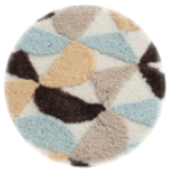 Geometric Microfiber Tufted Bath Mats (Rugs)