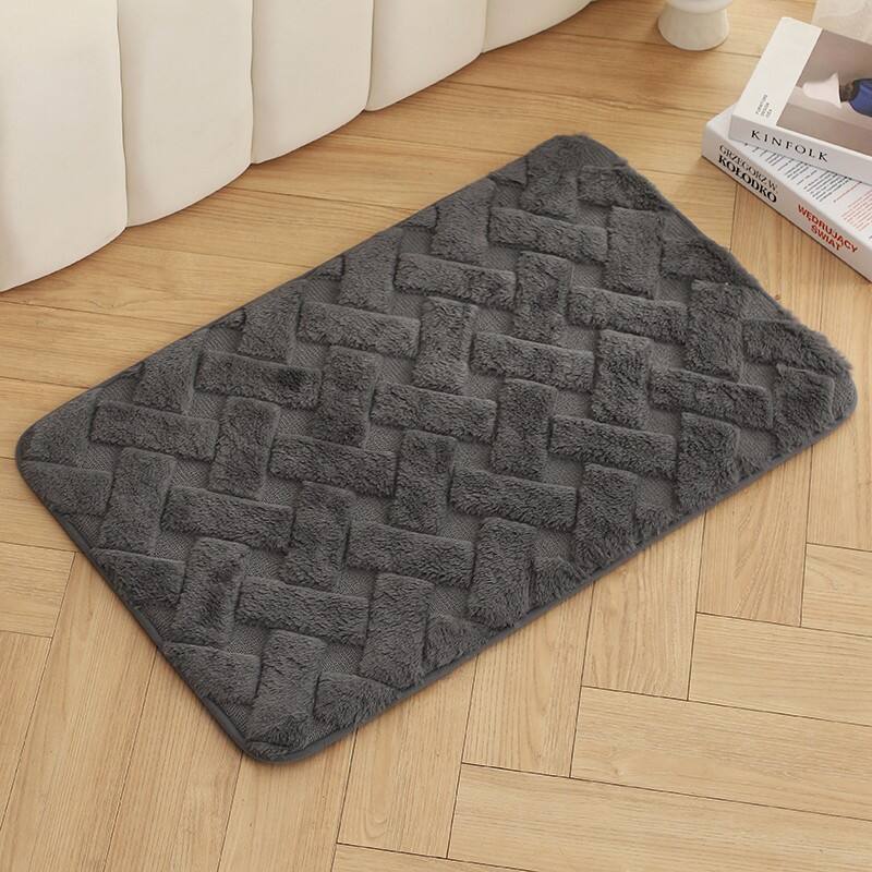 Living Room Faux Rabbit Fur Texture Rug Floor Mats supplier