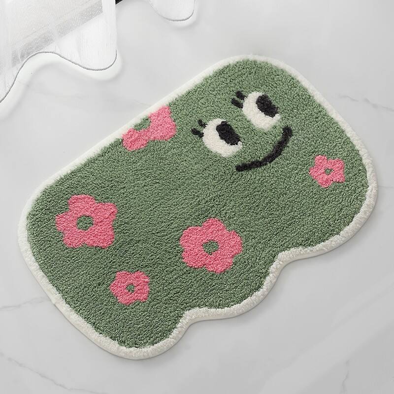 Microfiber Jacquard Cute Bath Mats (Rugs) supplier