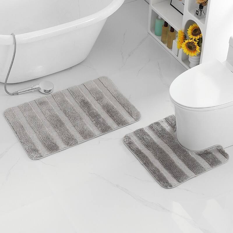 PEALR STRIPE 2PC bath mats(rugs) supplier