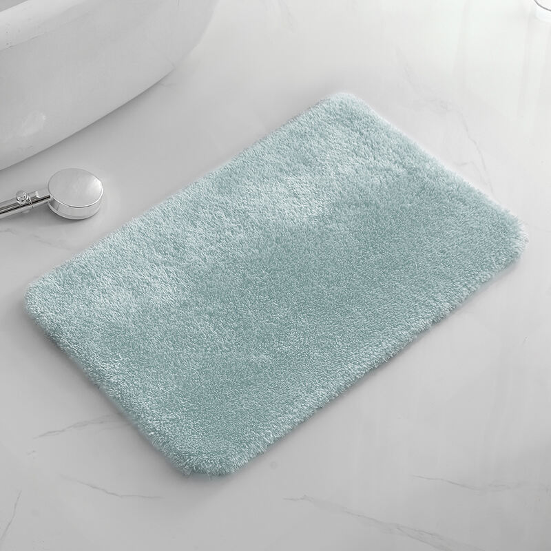 Microfiber Soft Tufted Solid Bath Mats (Rugs)