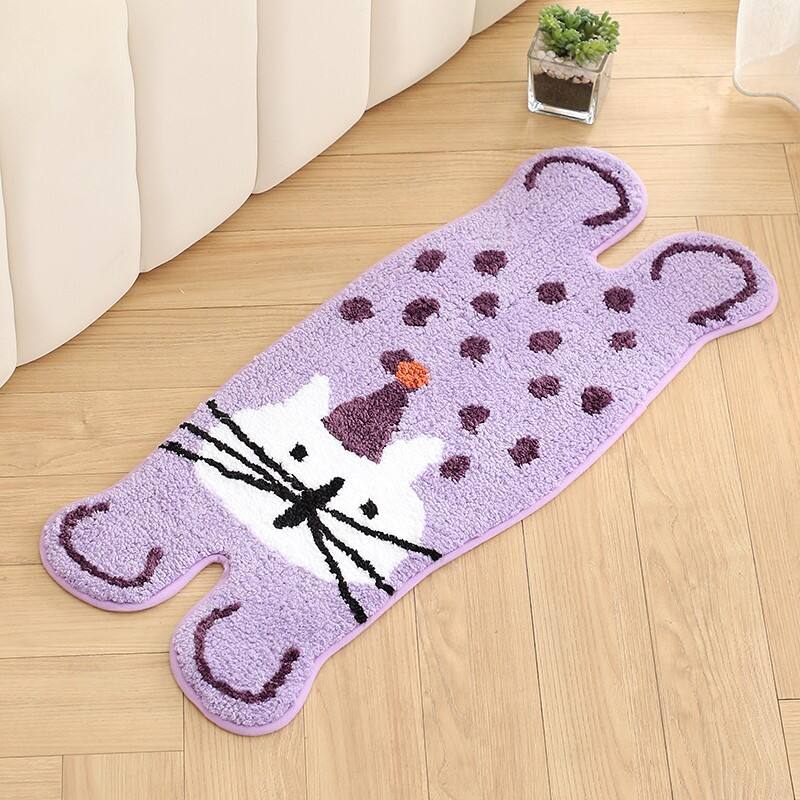 Living Room Animal Jacquard Microfiber Rug Floor Mats manufacture