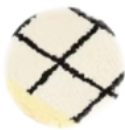 Microfiber Plaid Tufted Bedside Mats（Rugs）