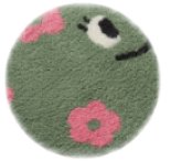 Microfiber Jacquard Cute Bath Mats (Rugs)