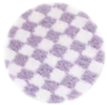 Microfiber CHECKS Tufted Bedside Mats（Rugs）