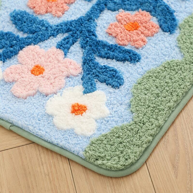 Microfiber Soft Jacquard bedsides Mats（Rugs） supplier