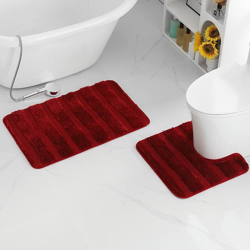 PEALR STRIPE 2PC bath mats(rugs) details