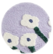 Garden Microfiber Tufted Bath Mats（Rugs）