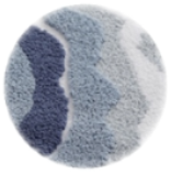 Dream Bloom Microfiber Tufted Bath Mats (Rugs)