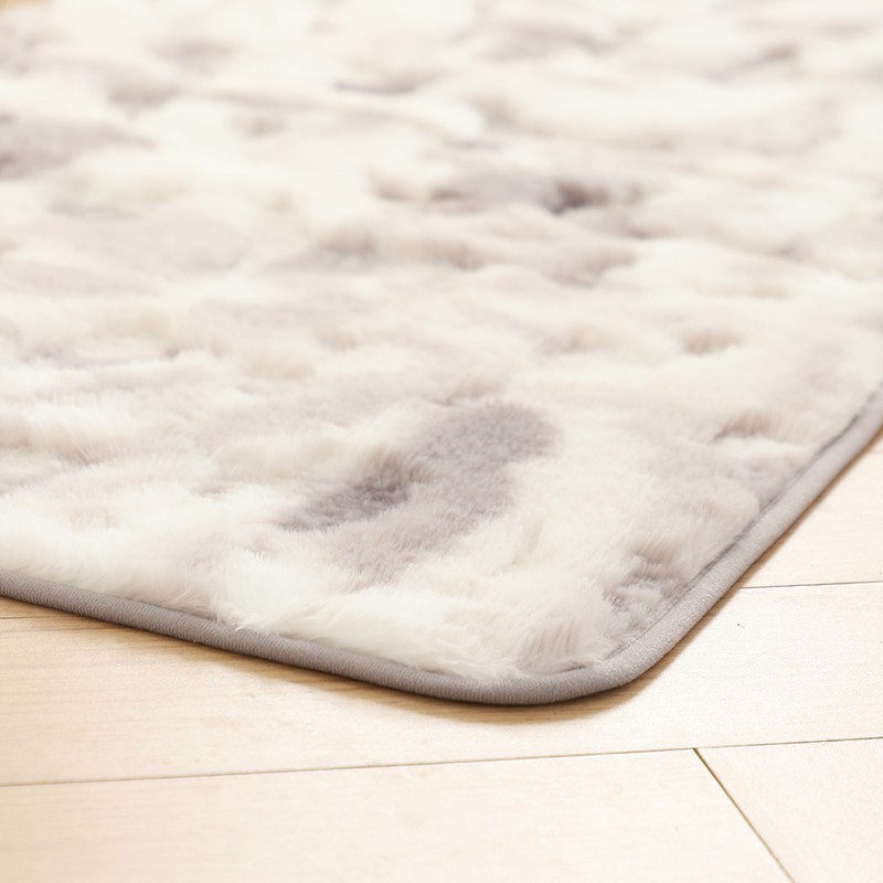 Printed Rabbit Fur bedsides Mats（Rugs） manufacture