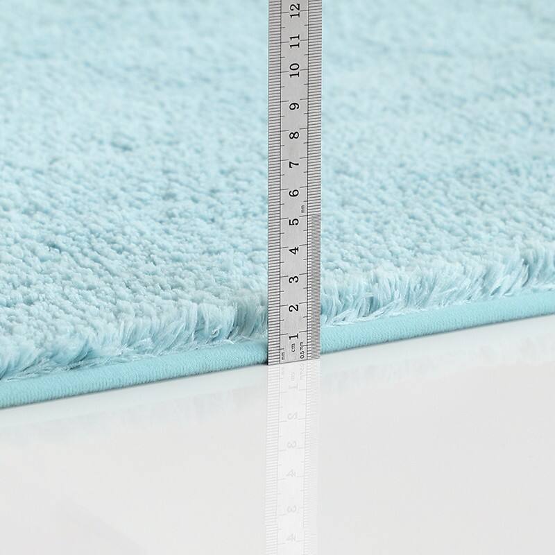 Microfiber solid 2pc bath rugs details