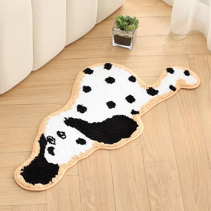 Living Room Animal Jacquard Microfiber Rug Floor Mats details