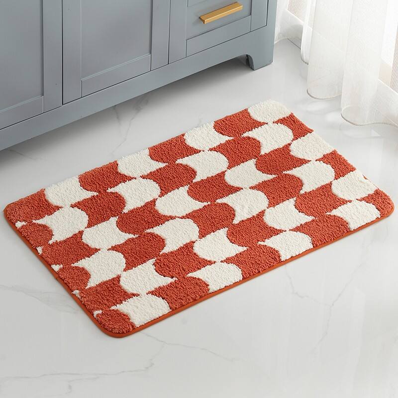 Jacquard Microfiber Washable Tufted Bath Mats（Rugs） factory