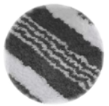 Absorbent Microfiber Tufted Stripe Bath Mats（Rugs）