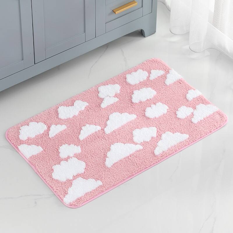 Absorbent COULD Microfiber Tufted Bath Mats（Rugs） supplier