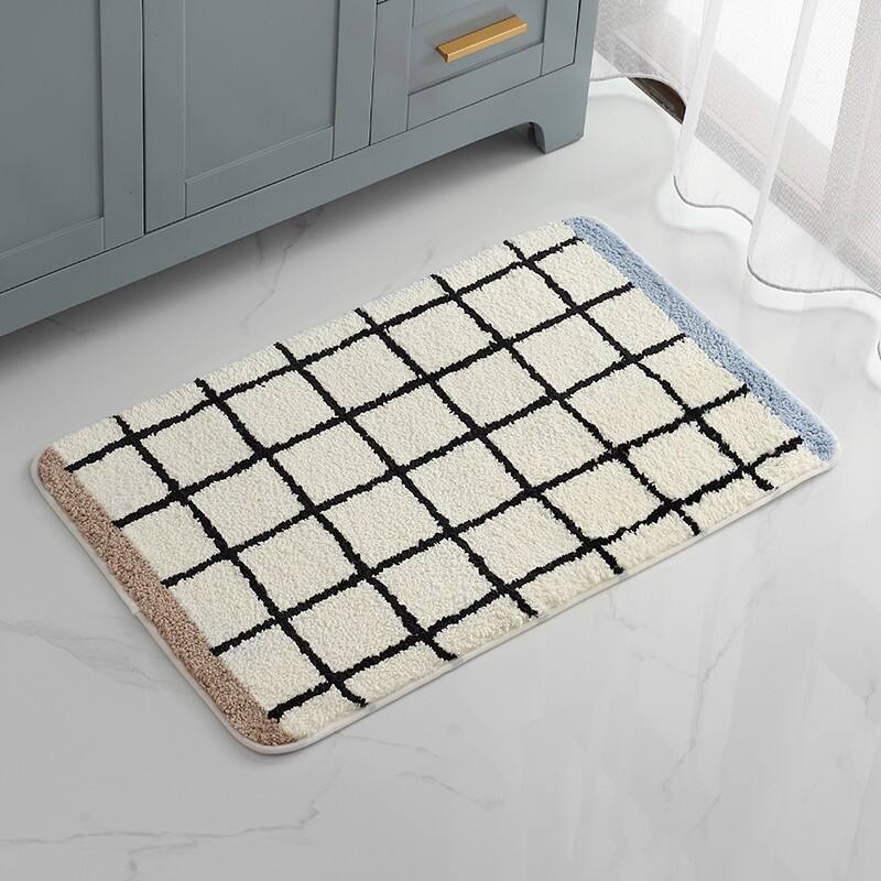 Absorbent Microfiber Box Tufted Bath Mats(Rugs) details