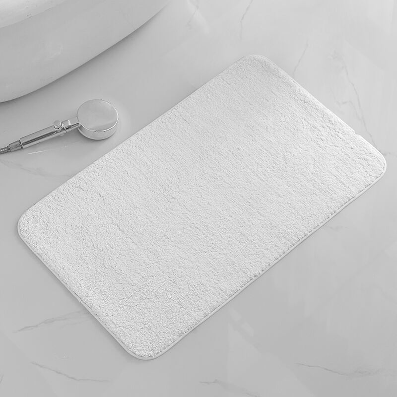 Microfiber Tufted Solid Bath Mats（Rugs）