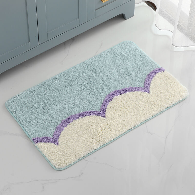 Absorbent Microfiber Tufted Bath Mats（Rugs）