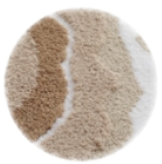 Dream Bloom Microfiber Tufted Bath Mats (Rugs)