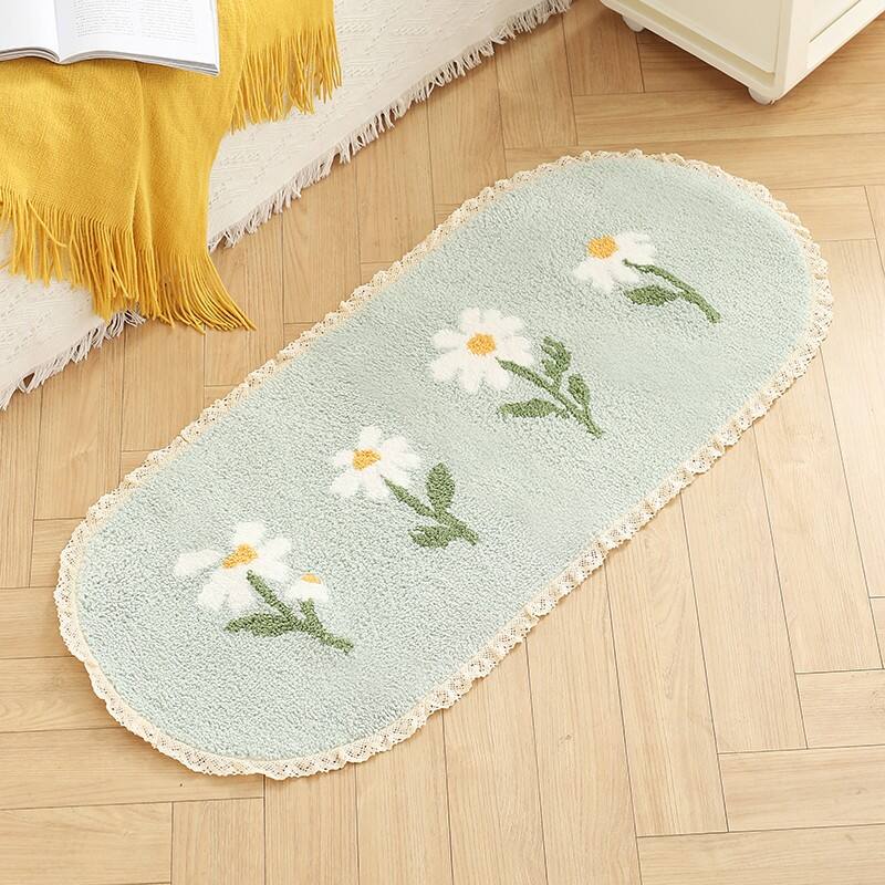 Microfiber Soft Jacquard bedsides Mats（Rugs） supplier