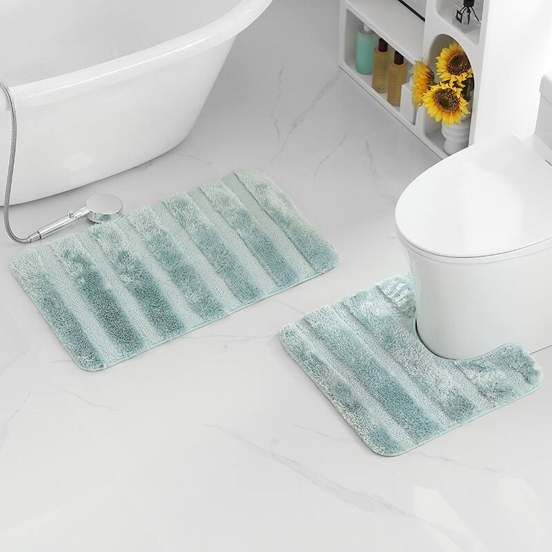 PEALR STRIPE 2PC bath mats(rugs) factory