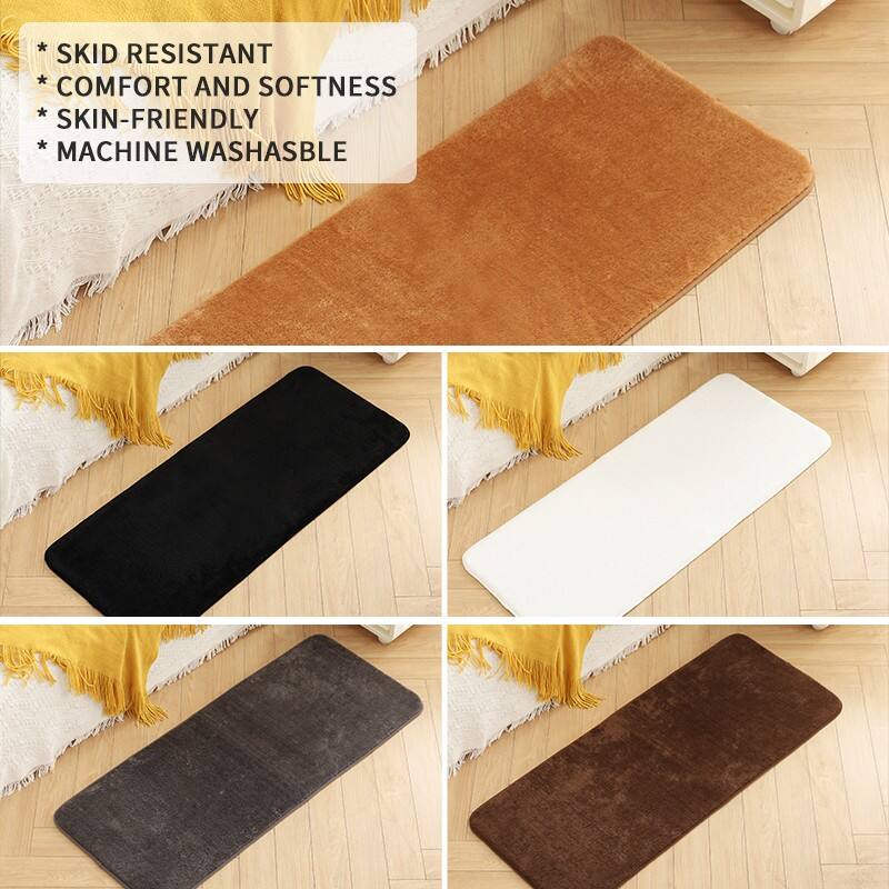 Velvet Soft Bedside Floor Mats manufacture