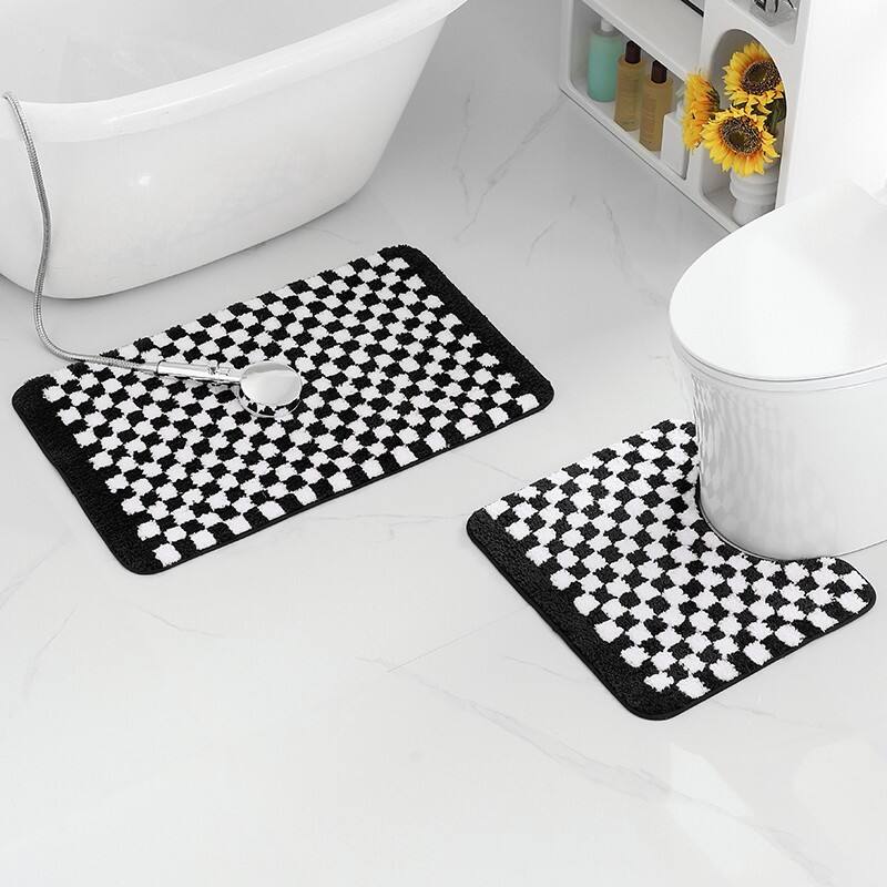 Microfiber Tufted 2pc Bath Mats（Rugs） factory