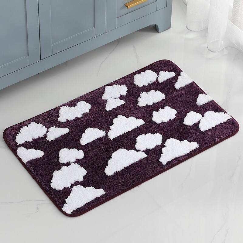 Absorbent COULD Microfiber Tufted Bath Mats（Rugs） supplier