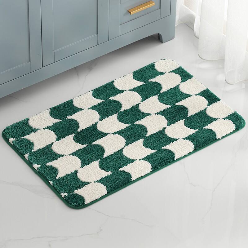 Jacquard Microfiber Washable Tufted Bath Mats（Rugs） supplier