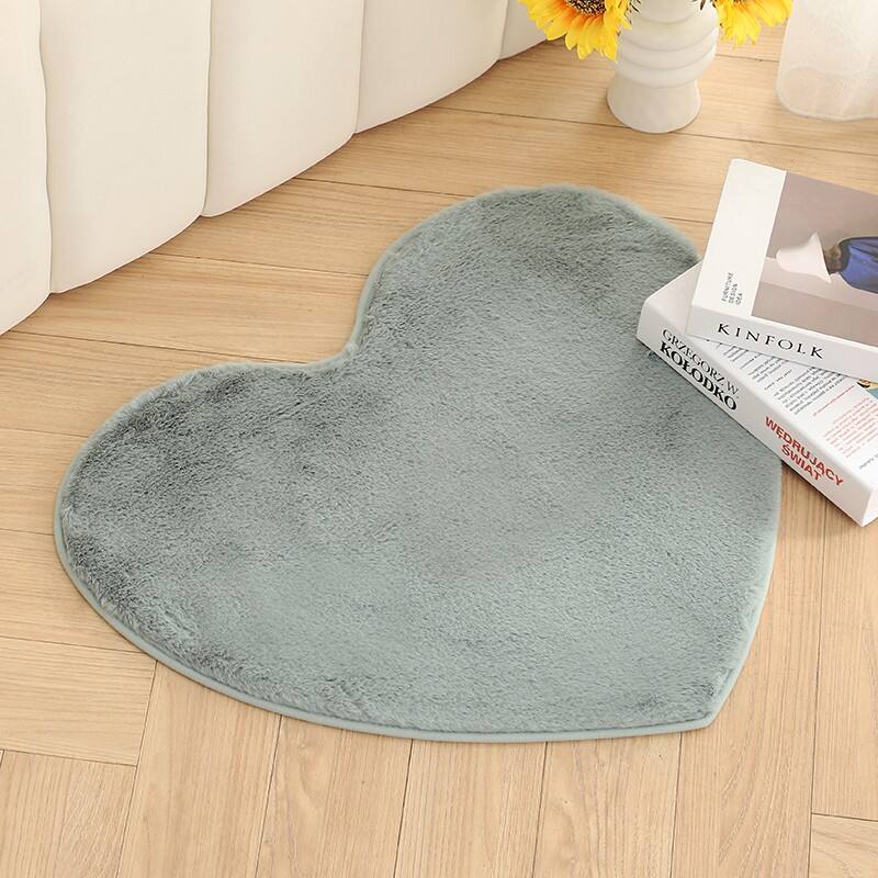 Living Room Faux Rabbit Fur Rug Floor Mats manufacture