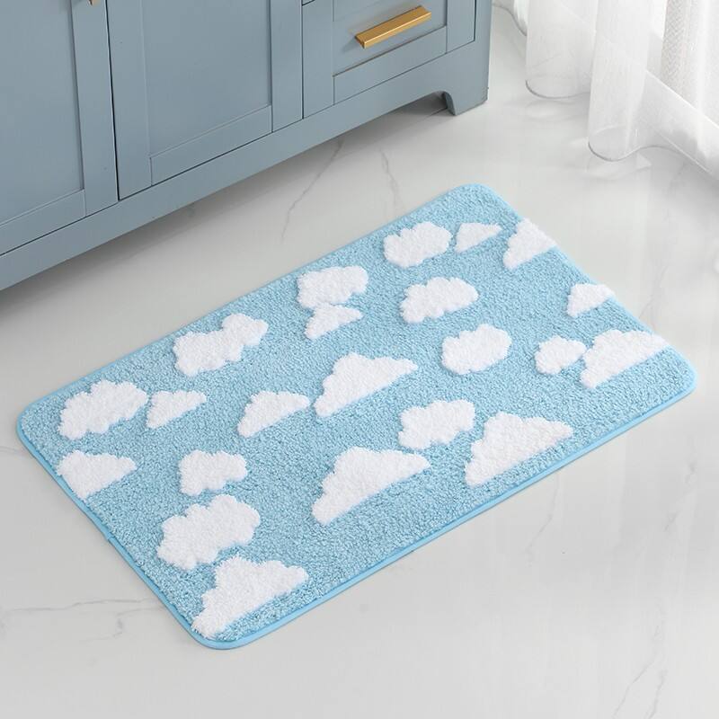 Absorbent COULD Microfiber Tufted Bath Mats（Rugs） factory