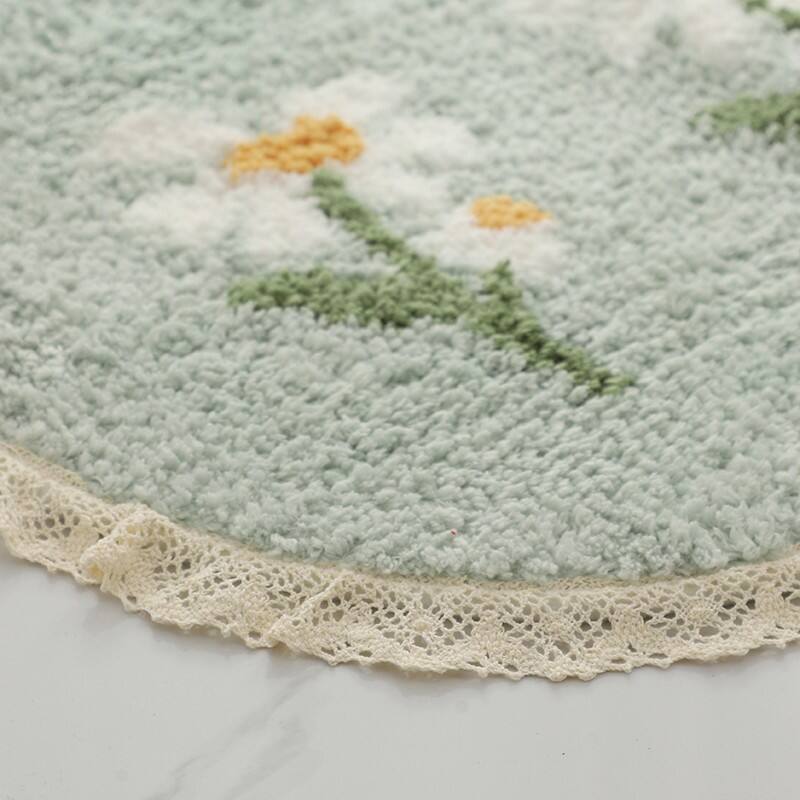 Microfiber Jacquard Cute Bath Mats (Rugs) factory