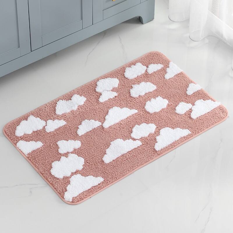 Absorbent COULD Microfiber Tufted Bath Mats（Rugs） supplier