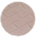 Brick Embossing Memory Foam 2pc Bath Mats（Rugs）