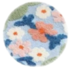 Microfiber Soft Jacquard bedsides Mats（Rugs）