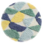 Geometric Microfiber Tufted Bath Mats (Rugs)