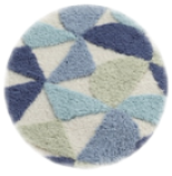 Geometric Microfiber Tufted Bath Mats (Rugs)