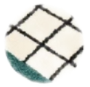 Microfiber Plaid Tufted Bedside Mats（Rugs）