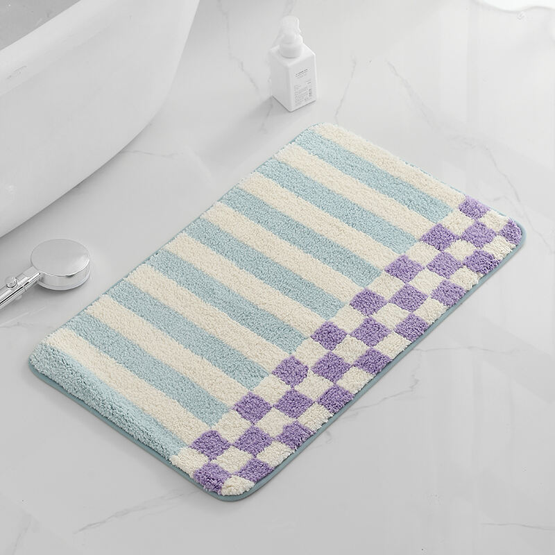 Absorbent Microfiber Tufted Bath Mats (Rugs)