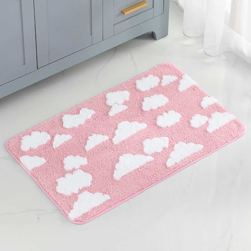 Absorbent COULD Microfiber Tufted Bath Mats（Rugs）