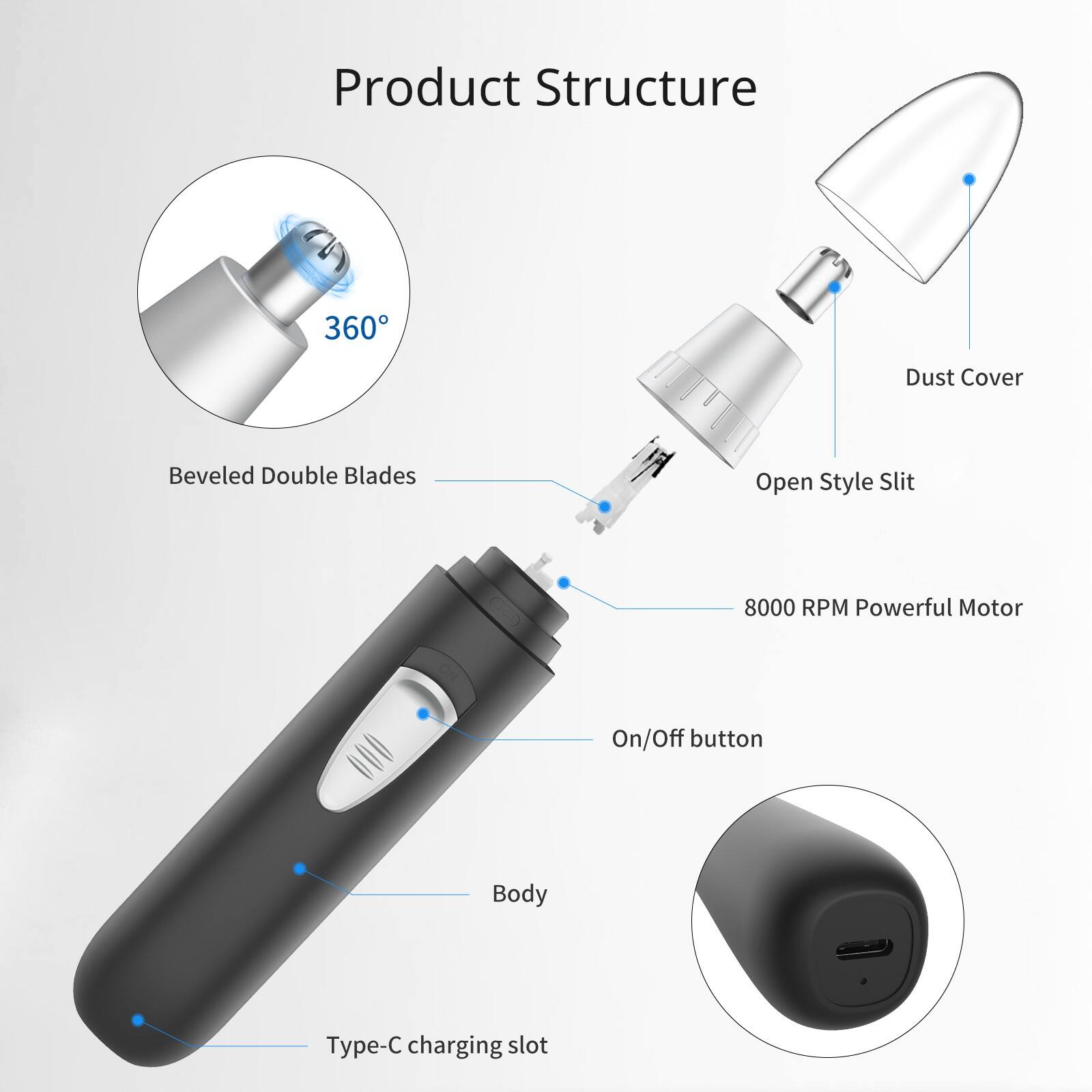Nose Hair Trimmer M214 factory