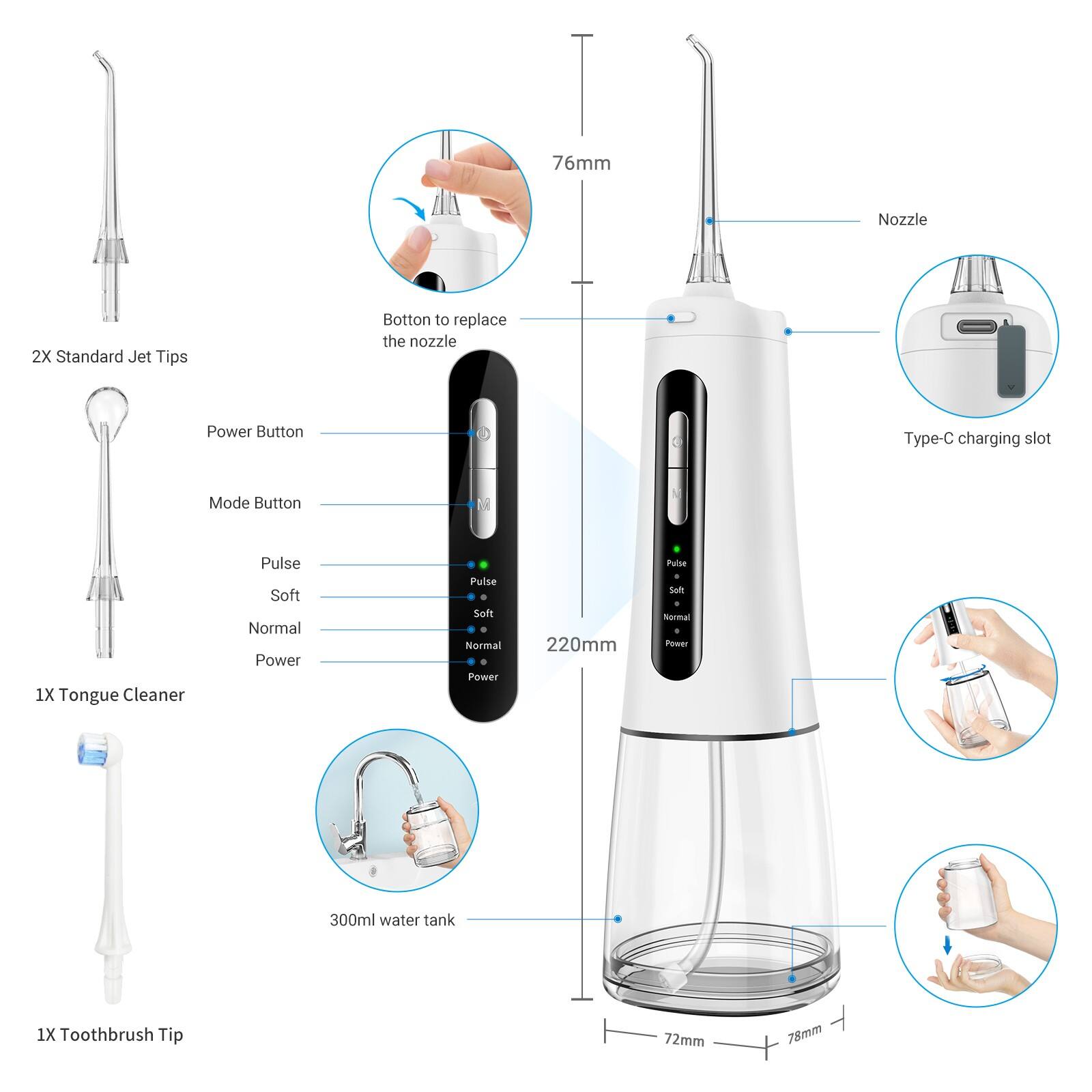 Water Flosser M139 manufacture